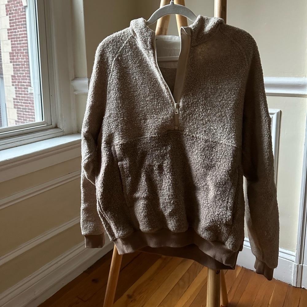 Outdoor Voices Hooded Fleece Jacket